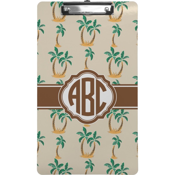Custom Palm Trees Clipboard (Legal Size) (Personalized)