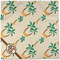 Palm Trees Cloth Napkins - Personalized Dinner (Full Open)