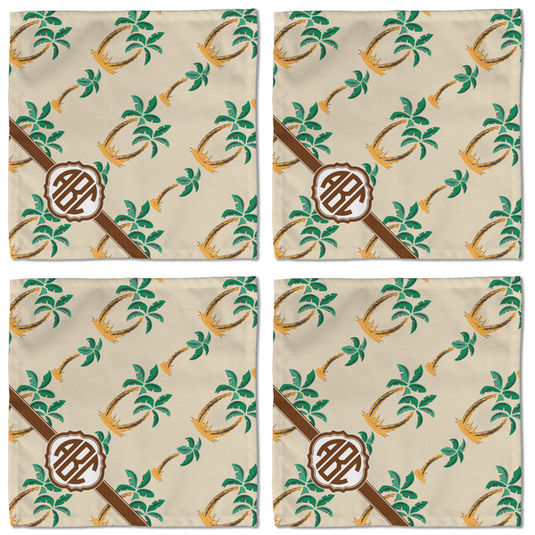 Palm Trees Cloth Napkins - Personalized Lunch (APPROVAL) Set of 4