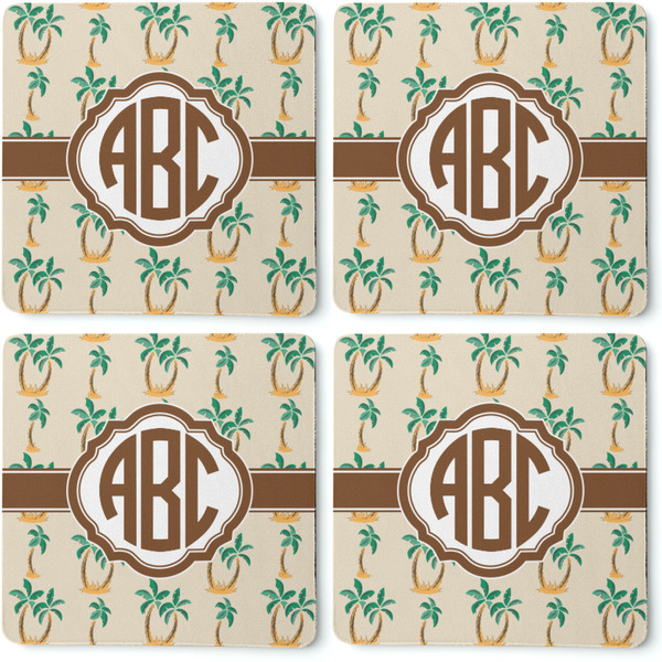 Palm Trees Coaster Rubber Back - Apvl