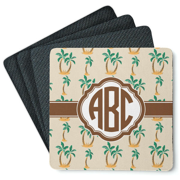 Palm Trees Coaster Rubber Back - Main
