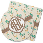 Palm Trees Rubber Backed Coaster (Personalized)