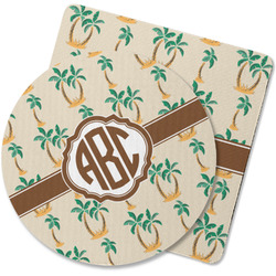 Palm Trees Rubber Backed Coaster (Personalized)