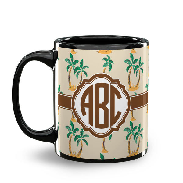 Palm Trees Coffee Mug - 11 oz - Black