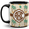 Palm Trees Coffee Mug - 11 oz - Full- Black