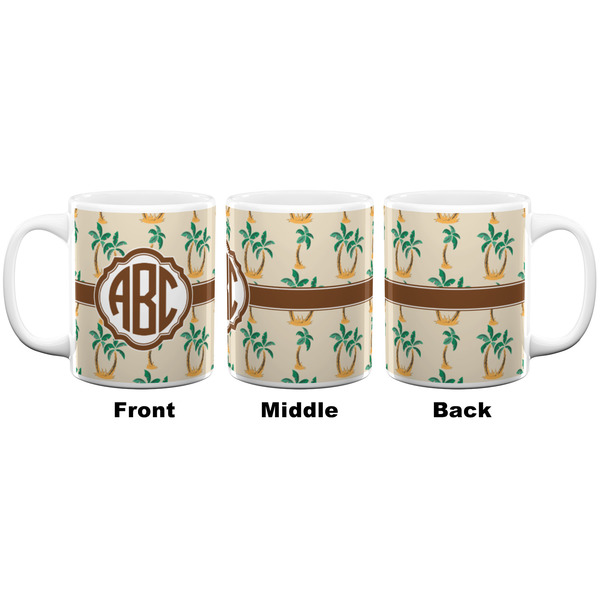 Palm Trees Coffee Mug - 11 oz - White APPROVAL
