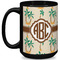 Palm Trees Coffee Mug - 15 oz - Black Full