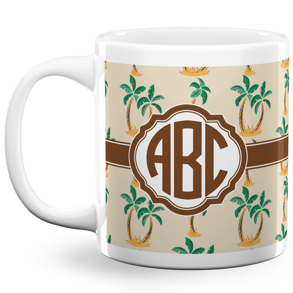 Palm Trees Coffee Mug - 20 oz - White