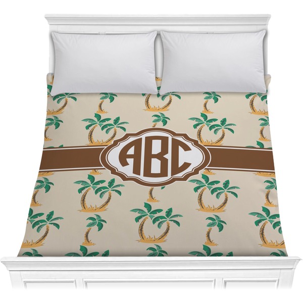 Custom Palm Trees Comforter - Full / Queen (Personalized)