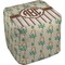 Palm Trees Cube Poof Ottoman (Bottom)