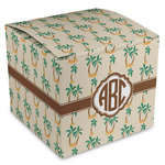 Palm Trees Cube Favor Gift Boxes (Personalized)