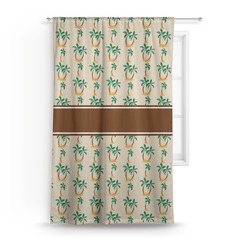 Palm Trees Curtain - 50"x84" Panel