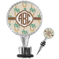 Palm Trees Wine Bottle Stopper (Personalized)