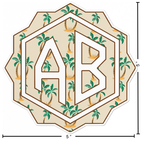 Palm Trees Custom Shape Iron On Patches - L - APPROVAL