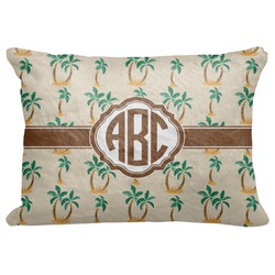 Palm Trees Decorative Baby Pillowcase - 16"x12" (Personalized)