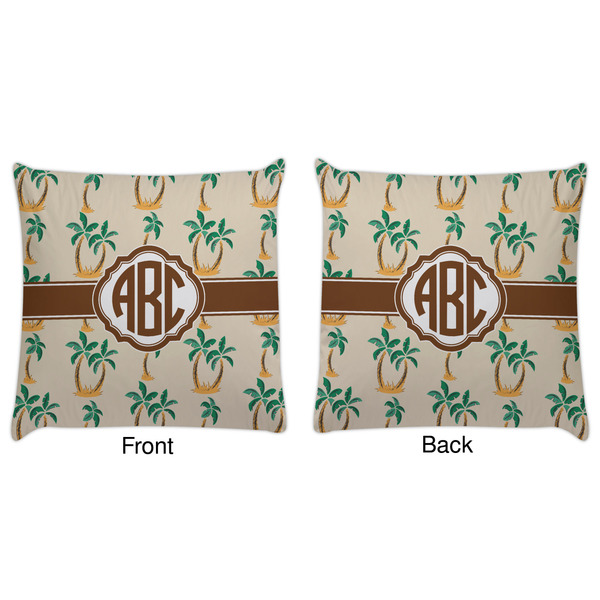 Palm Trees Decorative Pillow Case - Approval