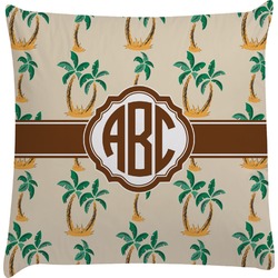 Palm Trees Decorative Pillow Case (Personalized)