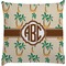 Palm Trees Decorative Pillow Case (Personalized)