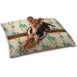 Palm Trees Dog Bed - Small w/ Monogram