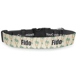 Palm Trees Deluxe Dog Collar - Toy (6" to 8.5") (Personalized)