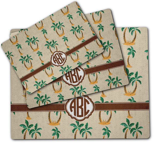 Palm Trees Dog Food Mat - MAIN (sm, med, lrg)