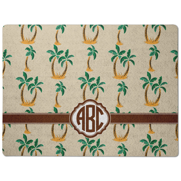 Palm Trees Dog Food Mat - Medium without bowls