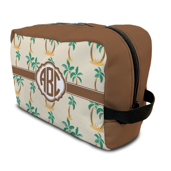 Custom Palm Trees Toiletry Bag / Dopp Kit (Personalized)