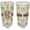 Palm Trees Pint Glass - Full Color - Front & Back Views