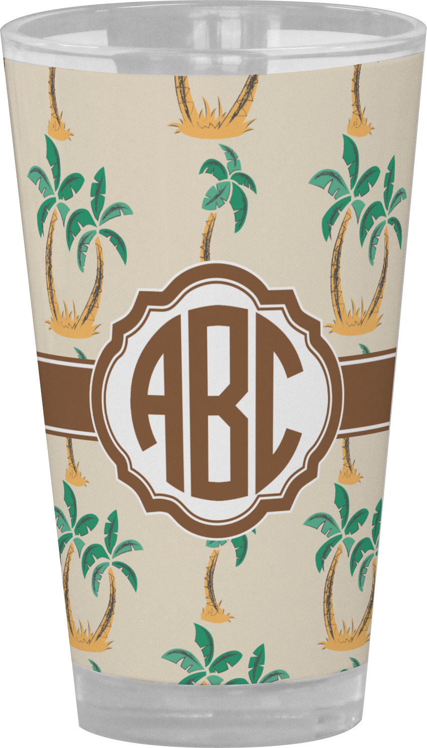 Palm Trees Drinking / Pint Glass (Personalized) - YouCustomizeIt