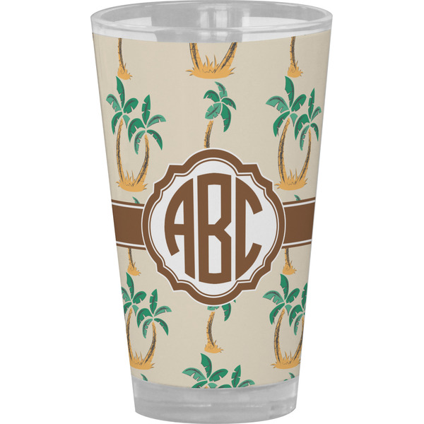 Custom Palm Trees Pint Glass - Full Color (Personalized)