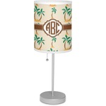 Palm Trees Lamp with Drum Shade (Personalized)