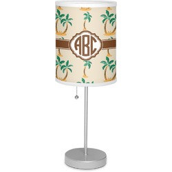 Palm Trees Lamp with Drum Shade (Personalized)