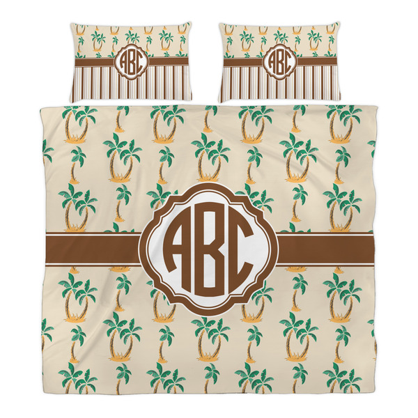 Palm Trees Duvet Cover Set - King - Alt Approval
