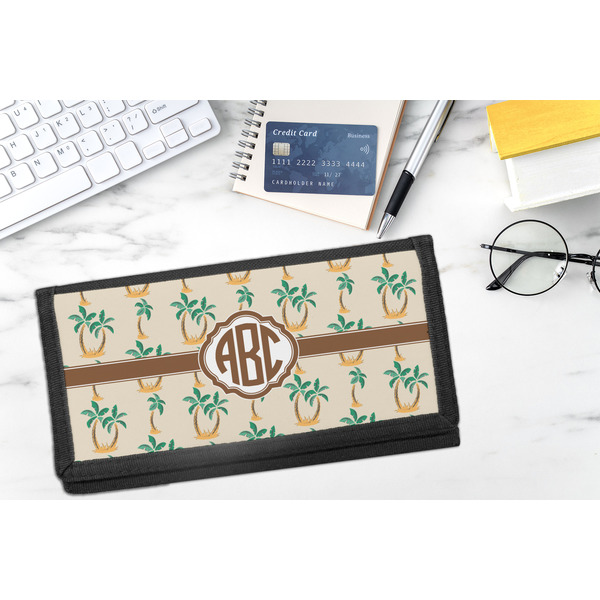 Palm Trees DyeTrans Checkbook Cover - LIFESTYLE