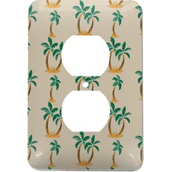 Palm Trees Electric Outlet Plate (Personalized)