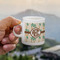 Palm Trees Espresso Cup - 3oz LIFESTYLE (new hand)
