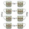 Palm Trees Espresso Cup - 6oz (Double Shot Set of 4) APPROVAL