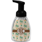 Palm Trees Foam Soap Bottle - Black (Personalized)
