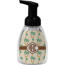 Palm Trees Foam Soap Bottle - Black (Personalized)