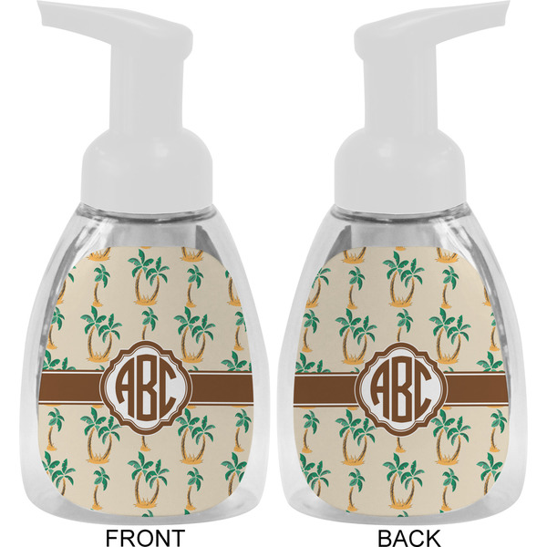 Palm Trees Foam Soap Bottle Approval - White