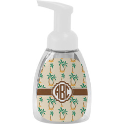 Palm Trees Foam Soap Bottle - White (Personalized)