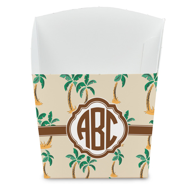 Custom Palm Trees French Fry Favor Boxes (Personalized)