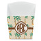 Palm Trees French Fry Favor Box - Front View