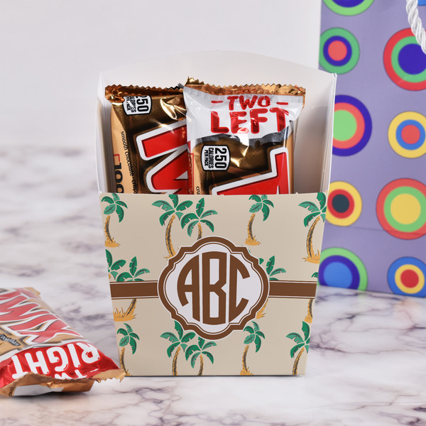 Palm Trees French Fry Favor Box - w/ Treats View