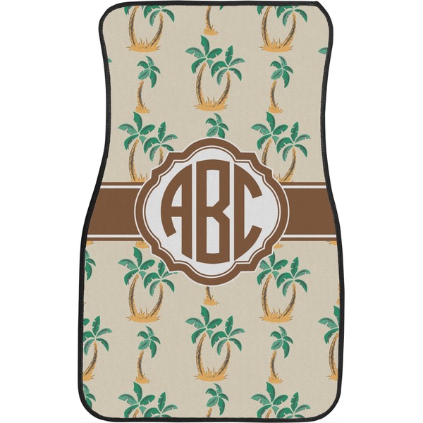 Palm Trees Front Seat Car Mat