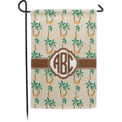 Palm Trees Garden Flag (Personalized)