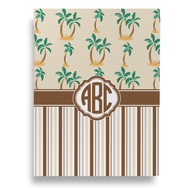 Palm Trees Garden Flags - Large - Double Sided - BACK