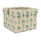 Palm Trees Gift Boxes with Lid - Canvas Wrapped - Large - Front/Main