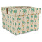 Palm Trees Gift Boxes with Lid - Canvas Wrapped - X-Large - Front/Main