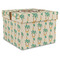 Palm Trees Gift Box with Lid - Canvas Wrapped - X-Large (Personalized)